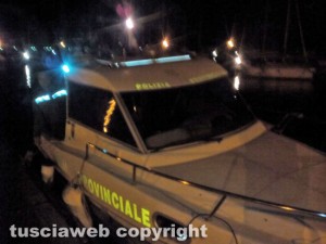 Motovedetta polizia provinciale