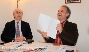 Il dentista Gianfranco Fiorita con il suo avvocato Roberto Alabiso