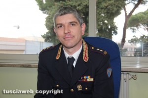 Il nuovo comandante della Polstrada Gianluca Porroni