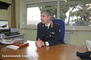 Il nuovo comandante della Polstrada Gianluca Porroni
