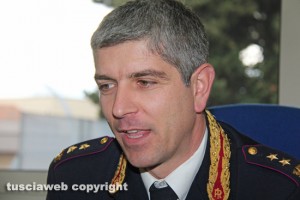Il comandante della Polstrada Gianluca Porroni