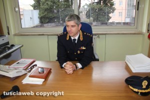 Il nuovo comandante della Polstrada Gianluca Porroni