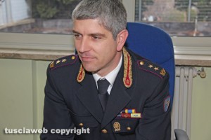 Il comandante della Polstrada Gianluca Porroni