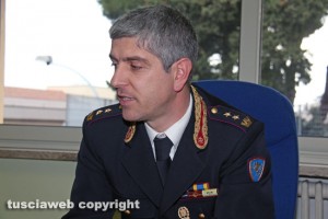 Il nuovo comandante della Polstrada Gianluca Porroni
