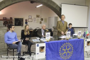 Viterbo - Rotary club - Presentazione del concroso fotografico Philipp Bordignon "Adotta un monumento"