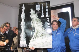 Viterbo - Macchina di Santa Rosa - Il modello vincente di Raffaele Ascenzi