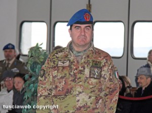 Il comandante del Terzo Reos "Aldebaran" Andrea di Stasio