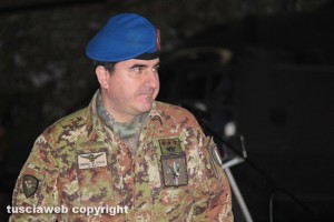 Il comandante del Terzo Reos "Aldebaran" Andrea di Stasio