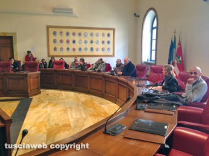 Viterbo - L'incontro dei precari in Provincia