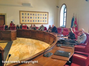 Viterbo - L'incontro dei precari in Provincia