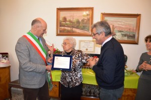 Tarquinia - La centenaria Fedora Corridoni