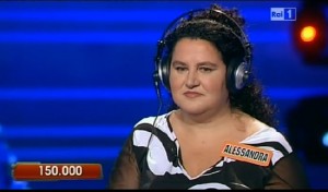 Alessandra Tarantini di Soriano nel Cimino all'Eredità
