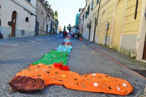 La calza della Befana a Tarquinia