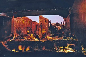 Il presepe della chiesa del Sacro cuore del Pilastro