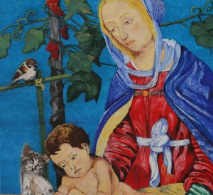 Omaggio a Filippino Lippi - Madonna degli Strozzi - Anna Maria Crestoni