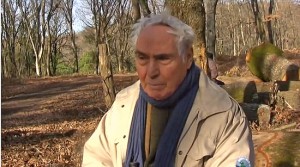 Fulco Pratesi nella Faggeta di Bassano Romano