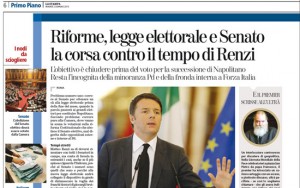 Botta e risposta Sini - Renzi sulla Stampa di Torino