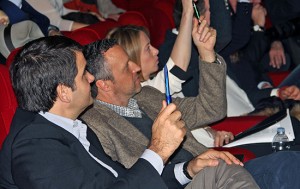 Tosi e la Meloni in platea