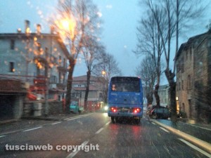 La neve a Acquapendente