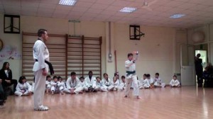Un esame di taekwondo