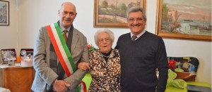 Tarquinia - La centenaria Fedora Corridoni