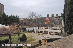 Viterbo - Il locale all'interno delle mura
