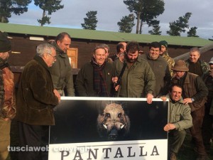 Il pranzo sociale dell'azienda faunistico-venatoria Pantalla