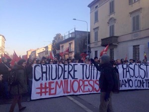 Il corteo a Cremona