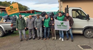 I volontari di Fare Verde alle Saline di Tarquinia