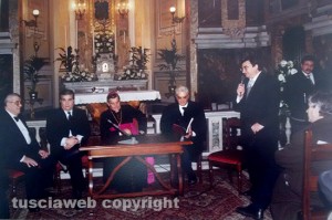 Mattarella e Fioroni alla presentazione del libro di Gianfranco Ciprini