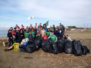 Tarquinia - Il gruppo dopo la giornata alle Saline 