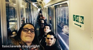 Il gruppo di amici sorianesi in viaggio per il Capodanno 2015