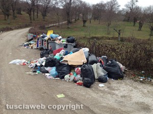 I rifiuti in strada Novepani