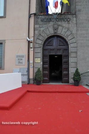 L'ingresso del museo civico di Viterbo