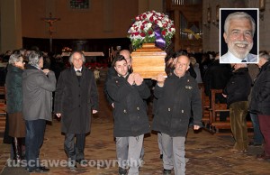 Il funerale di Luciano Neri