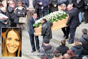Grotte di Castro - I funerali di Cristina Cappelloni