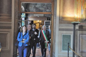 La visita di Franceschini 
