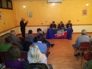 Viterbo - L'incontro di Forza Italia alle Terme 