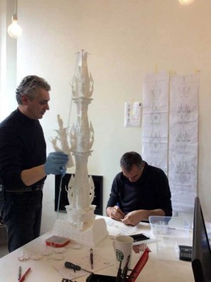 Gloria, la realizzazione del bozzetto