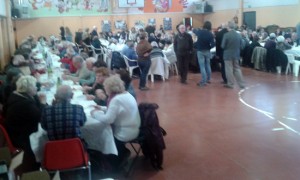 Viterbo - Il pranzo degli anziani di Pianoscarano