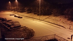 Viterbo - La neve a Ponte dell'Elce