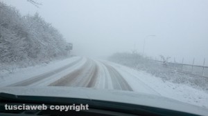 Neve sulla Cimina