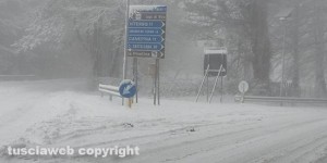 Neve sulla Cimina