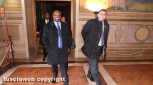 L'ambasciatore Godfrey Magwenzi a Viterbo