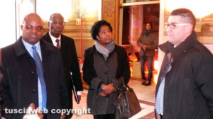 L'ambasciatore Godfrey Magwenzi a Viterbo 