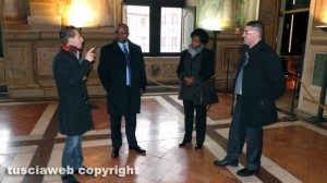 L'ambasciatore Godfrey Magwenzi a Viterbo 