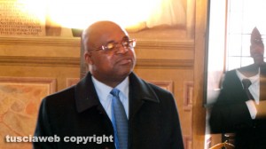 L'ambasciatore Godfrey Magwenzi a Viterbo 