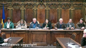 Viterbo - I lavoratori Talete in terza commissione