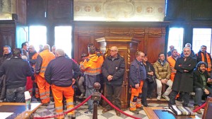Talete - I lavoratori in consiglio comunale