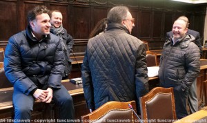 Goffredo Taborri (Ncd) con i colleghi d'opposizione